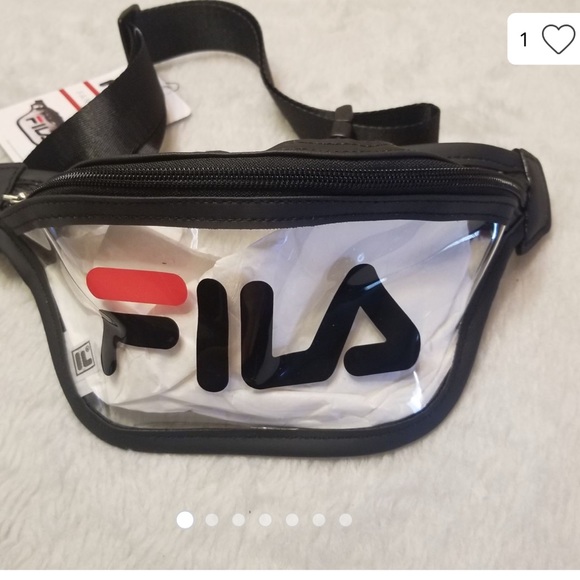 fila clear fanny pack